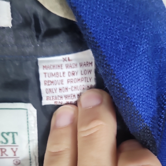 Y2K Northwest Territory Mens Plaid Flannel Button Up Shirt Size XL Blue Vintage - Picture 5 of 11